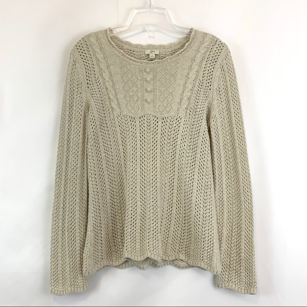 J.Jill Rabbit Hair Blended Knit Sweater